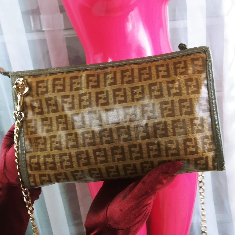 ❗SALE❗ CLUTCH-CROSSBODY FENDI ZUCCA  🔼 - Picture 6 of 16